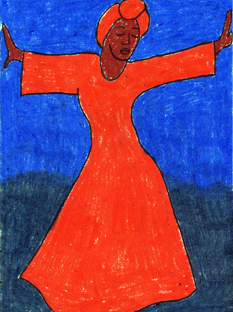 Black History Month: How to Draw a Dancing Lady like Bernard Hoyes