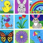 Spring Drawing for Kids