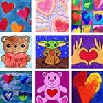 Valentine’s Day Drawing for Kids